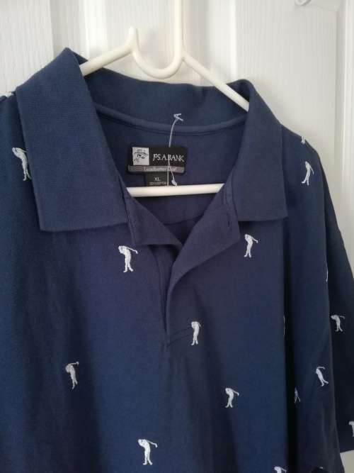 DAVID LEADBETTER Mens Golf Shirt (XL) JOS.A.BANK