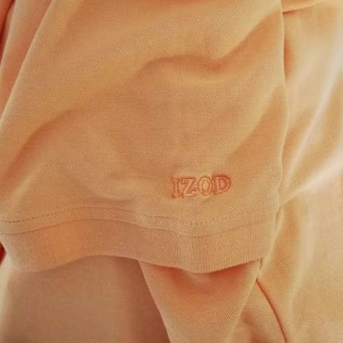 Mens Golf Shirt (L) IZOD GOLF - ORANGE