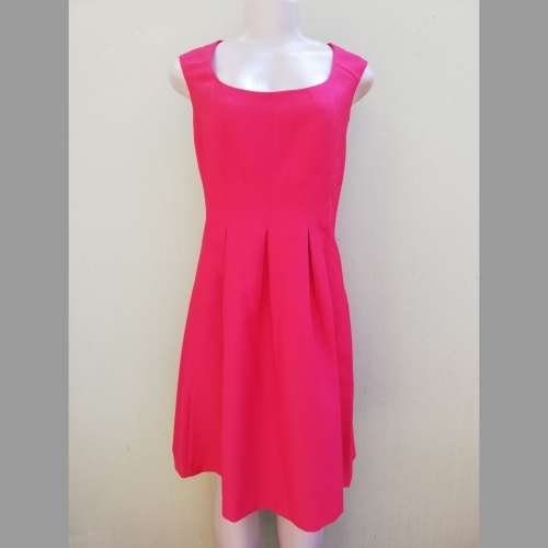 RED FIT & FLARE DRESS - 9 & CO (6)