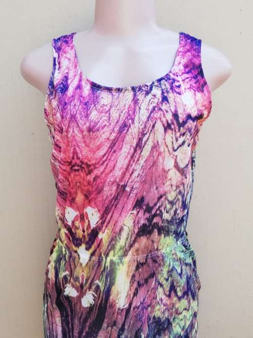 ** SALE ** MULTICOLOR CASUAL / BEACH DRESS (M)