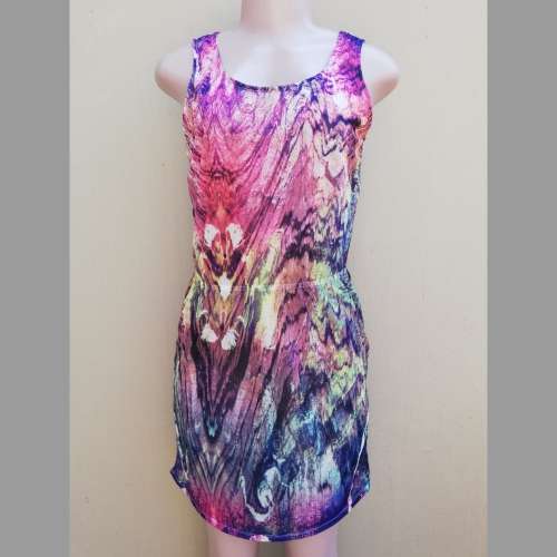 ** SALE ** MULTICOLOR CASUAL / BEACH DRESS (M)
