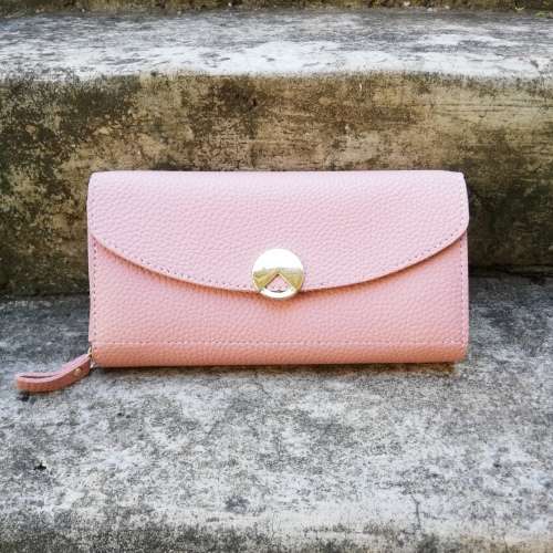 LADIES WALLET / PURSE - LIGHT PINK (LARGE)