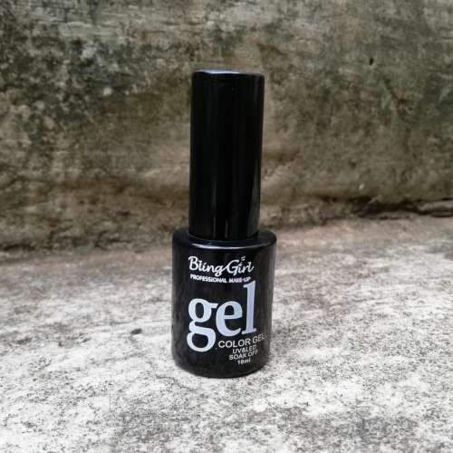 Professional UV Soak Off Gel Color 10ml - BLACK 002