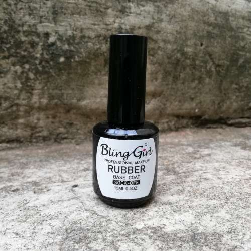 RUBBER BASE COAT 15ml - Professional Soak Off (Clear)