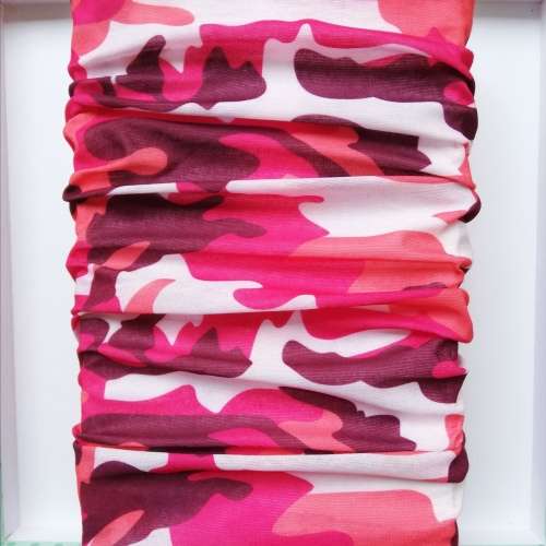 ADULT FACE BUFF - PINK CAMO (Seamless)