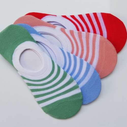 LADIES HIDDEN SNEAKER SOCKS - 4 PAIRS