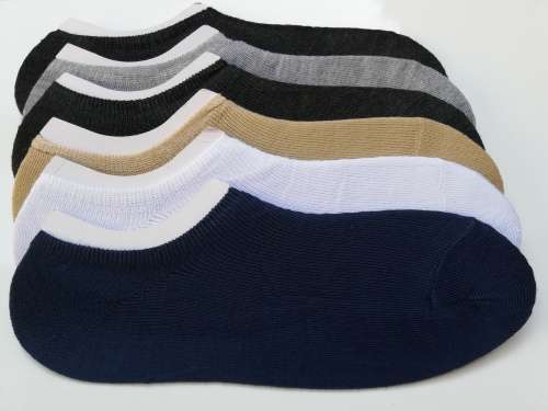 MENS HIDDEN SNEAKER SOCKS - 12 PAIRS