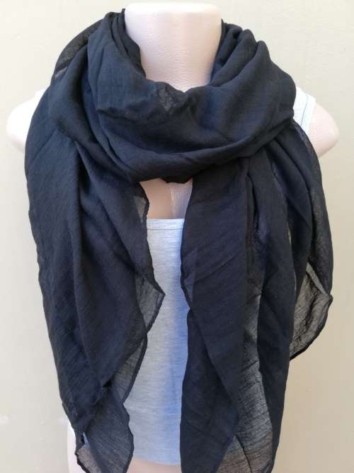 LADIES SCARF - BLACK