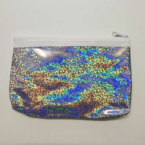 COSMETICS BAG / PURSE 18cm x 13cm - SILVER