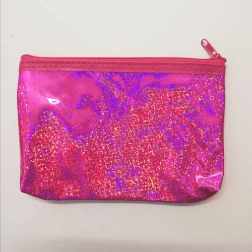 COSMETICS BAG / PURSE 18cm x 13cm - BRIGHT PINK