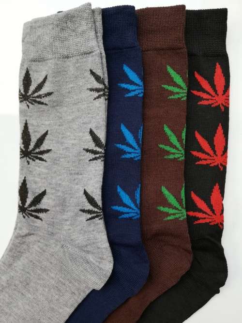 MENS MIDCALF SOCKS - 12 PAIRS (WEED)