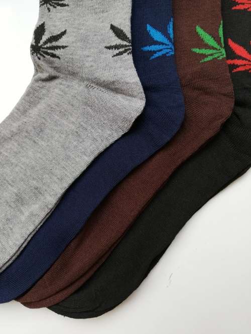 MENS MIDCALF SOCKS - 12 PAIRS (WEED)