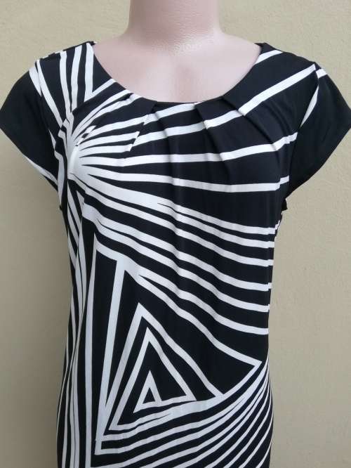 BLACK AND WHITE DRESS - YESSICA (36)