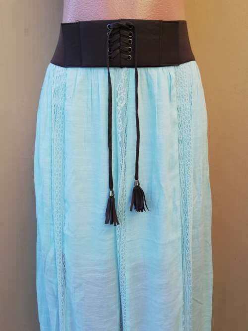 MINT MAXI SKIRT (XL)