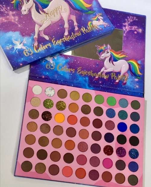 FABBLA HAPPY UNICORN EYESHADOW PALETTE AND BRUSH SET