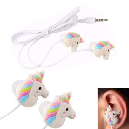 UNICORN STEREO EARPHONES (120CM CORD) BRIGHT