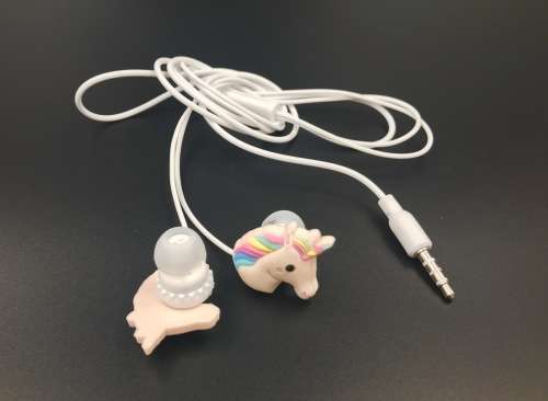 UNICORN STEREO EARPHONES (120CM CORD) BRIGHT
