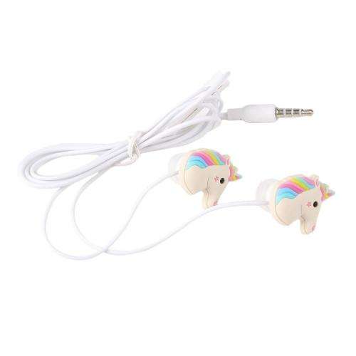 UNICORN STEREO EARPHONES (120CM CORD) BRIGHT