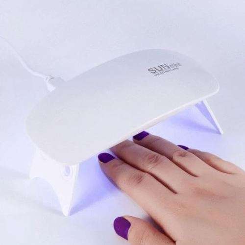 Sunmini UV LED 6w Gel Nail Lamp - White