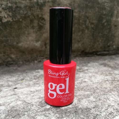 UV Soak Off Gel Color 10ml - BRIGHT TOMATO 021