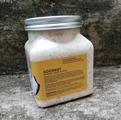 SHERBET BODY SCRUB - COCONUT 500ML