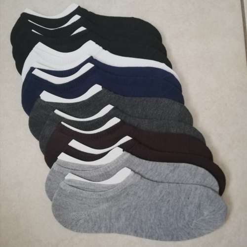 UNISEX ANKLE SOCKS - 12 PAIRS PLAIN