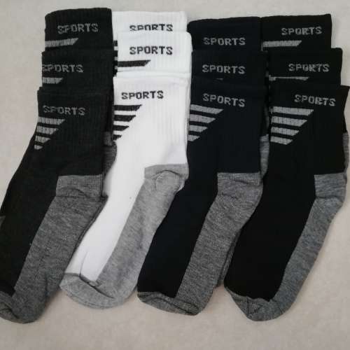 MENS SPORT SOCKS (12 PAIRS)
