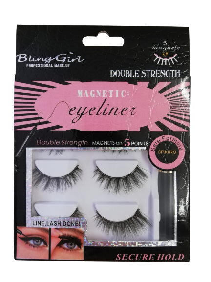 Magnetic Eyelashes With Eyeliner