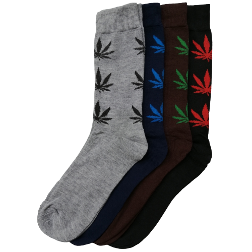 MENS MIDCALF SOCKS - 12 PAIRS (WEED)