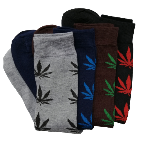 MENS MIDCALF SOCKS - 12 PAIRS (WEED)
