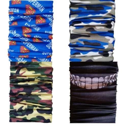 4 x FACE BUFFS (Adult Size)