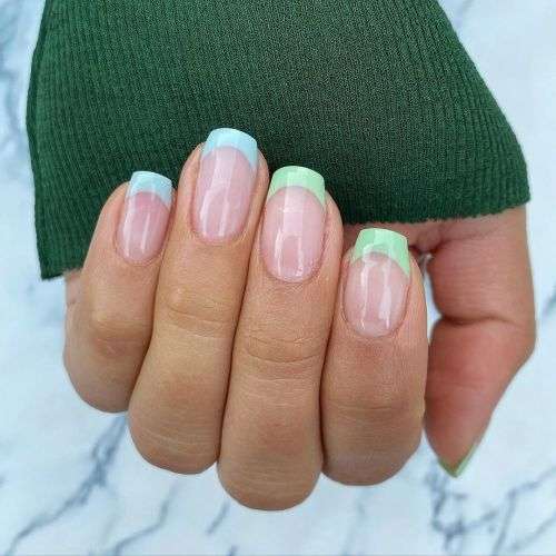 FRENCH MANICURE TIPS GUIDES (NAILS) 96PC