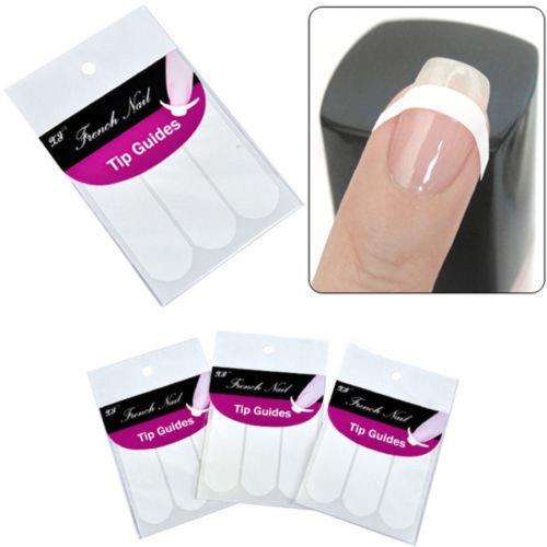 FRENCH MANICURE TIPS GUIDES (NAILS) 96PC
