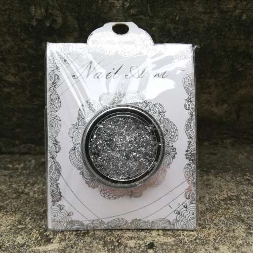 SILVER FOIL WIRE FLAKES (NAIL ART)