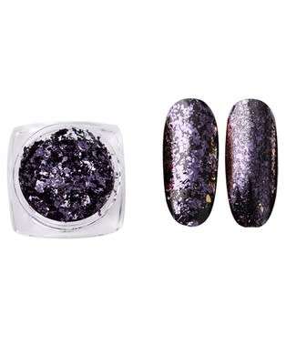 PURPLE METALLIC FLAKES (NAIL ART)