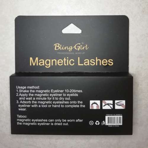 MAGNETIC EYELASHES FAUX MINK (CRUELTY FREE) 1 SET 3D33