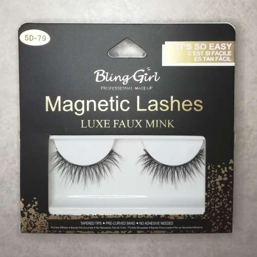 MAGNETIC EYELASHES FAUX MINK (CRUELTY FREE) 1 SET 3D79