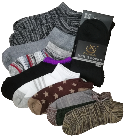 MENS SOCKS - 12 PAIRS MIXED