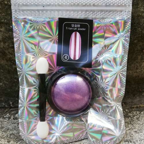 CHROME NAIL POWDER AMETHYST 4