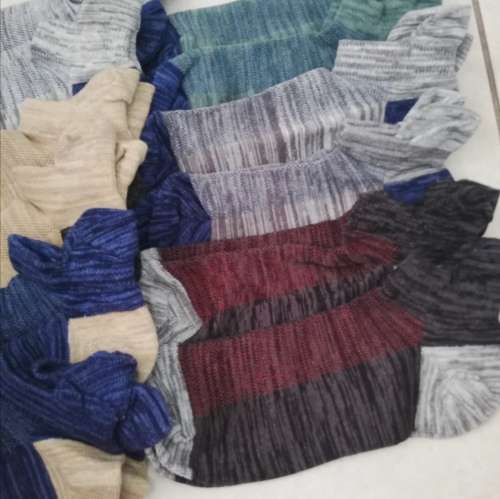 MENS REINFORCED ANKLE SOCKS - 12 PAIRS MOTTEE ZCONIA