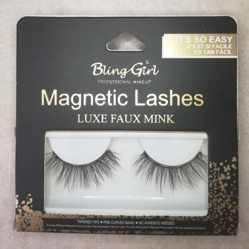 MAGNETIC EYELASHES FAUX MINK (CRUELTY FREE) 1 SET 3D33