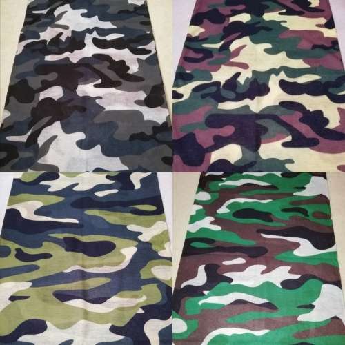 4 x FACE BUFFS (Adult Size) CAMO