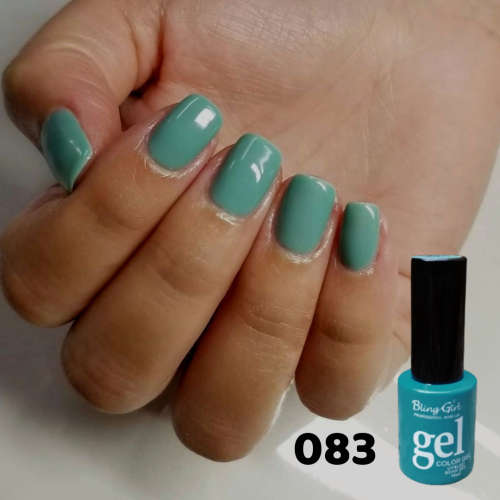 UV Soak Off Gel Color 10ml - SOFT TEAL 083