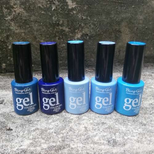 5 x UV GEL POLISH 10ml (YOU CHOOSE THE COLOURS)