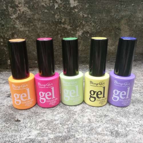 5 x UV GEL POLISH 10ml (YOU CHOOSE THE COLOURS)