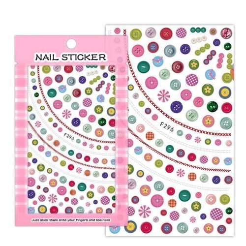 NAIL STICKERS F296