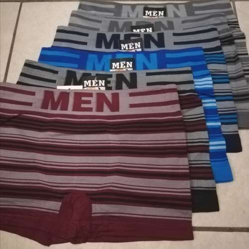 6 PAIRS MENS SEAMLESS TRUNKS (XL/XXL) UNDERWEAR