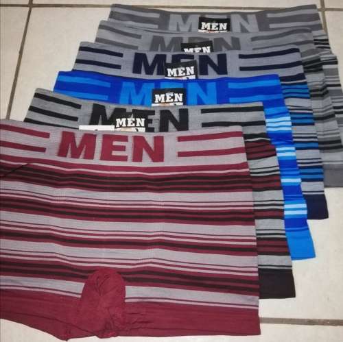 6 PAIRS MENS SEAMLESS TRUNKS (XL/XXL) UNDERWEAR