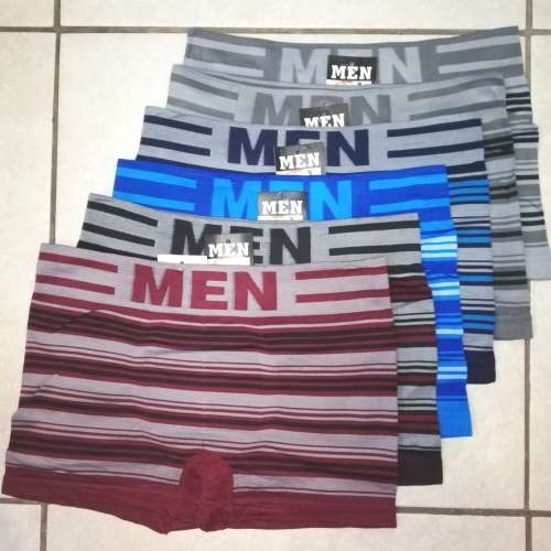 6 PAIRS MENS SEAMLESS TRUNKS (XL/XXL) UNDERWEAR