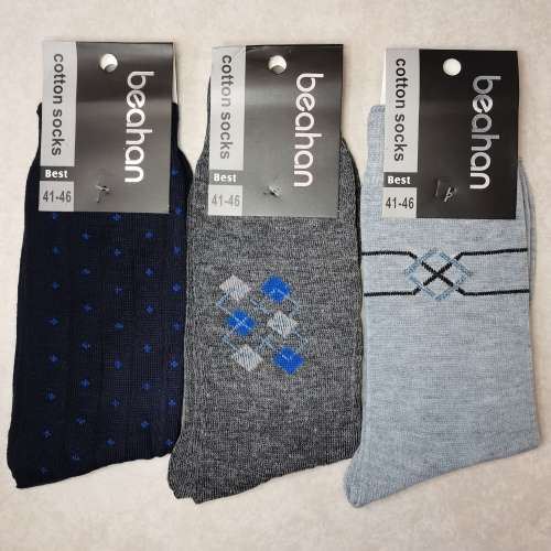 MENS DRESS SOCKS - 12 PAIRS